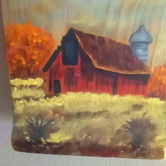 Cute Vintage Hand painted bread paddle - Picture 5 of 6